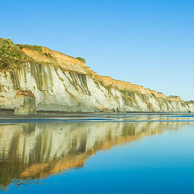 Kai Iwi Beach and cliffs