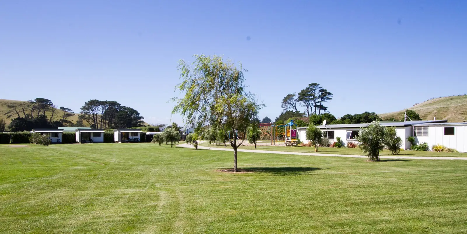 Park surroundings at Kai Iwi Beach Holiday Park